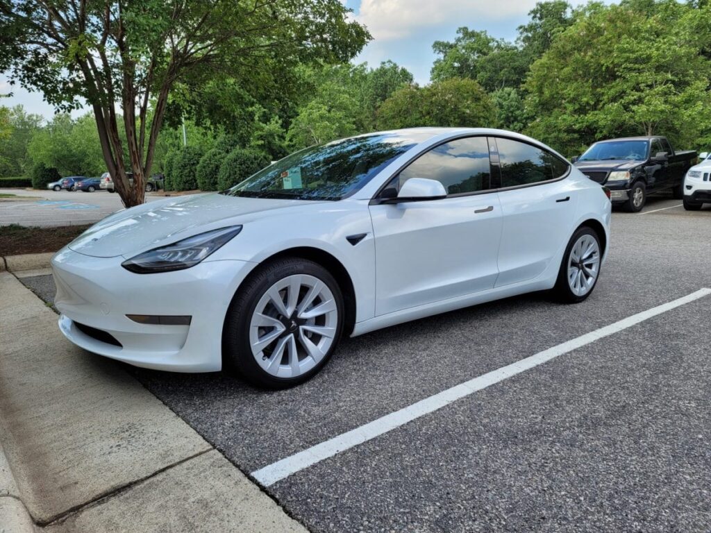Tesla Window Tinting Services in NC